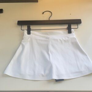 Kids Greyson White Athletic Skort 6-7